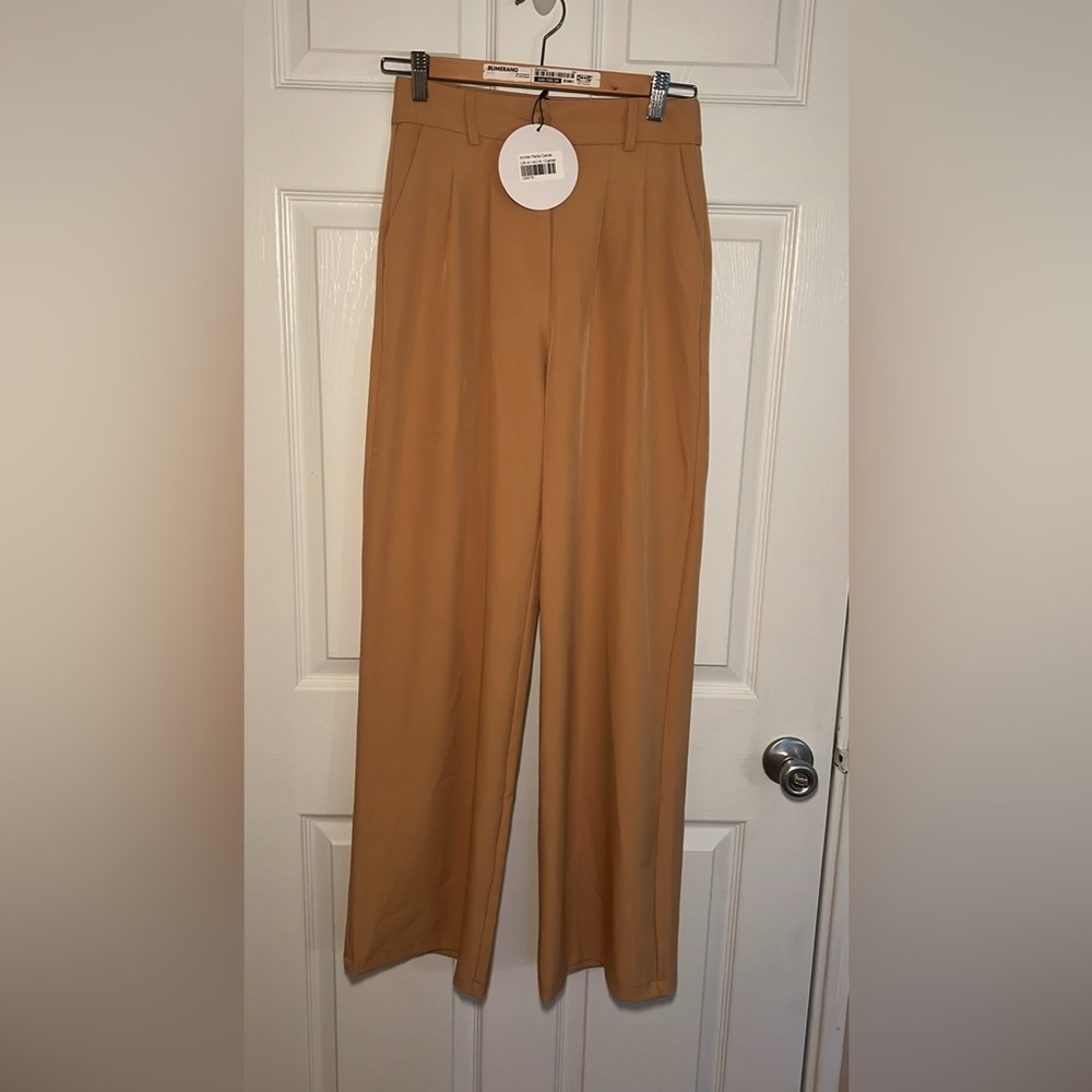 Princess Polly Archer Pants - camel - size 4. NWT
